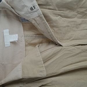 H&M beige paper bag pants